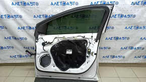 Door assembly front right Chevrolet Volt 16- white G1W, keyless, bump, scratches on the handle