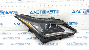 Headlight front right complete Lexus RX350 RX450h 16-19 without AFS LED 1 lens, sand