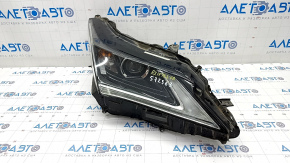 Headlight front right complete Lexus RX350 RX450h 16-19 without AFS LED 1 lens, sand