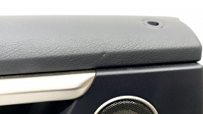 Door trim card rear left Lexus RX350 RX450h 16-17 leather, black with gray insert, molding under the tree, butts, for dry cleaning