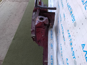 Front right quarter Toyota Avalon 13-18 red, with central pillar