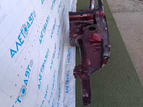 Front quarter left Toyota Avalon 13-18 red, with central pillar