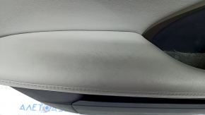 Door trim card front left Lexus RX350 RX450h 16-19 leather, black with gray insert, molding under the tree, for dry cleaning
