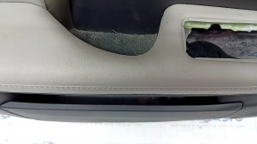 Door trim card front left Lexus RX350 RX450h 16-19 leather, black with gray insert, molding under the tree, for dry cleaning