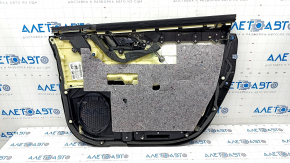Door trim card front left Lexus RX350 RX450h 16-19 leather, black with gray insert, molding under the tree, for dry cleaning