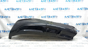 Rear bare lower bumper Chevrolet Volt 16 - black, right part missing, mount broken