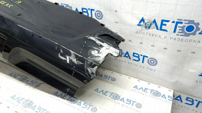 Rear bare lower bumper Chevrolet Volt 16 - black, right part missing, mount broken
