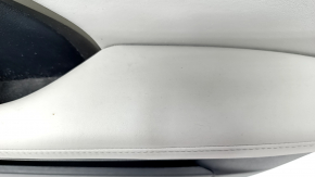 Door trim card front right Lexus RX350 RX450h 16-17 leather, black with gray insert, molding under the tree, for dry cleaning