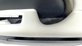 Door trim card front right Lexus RX350 RX450h 16-17 leather, black with gray insert, molding under the tree, for dry cleaning