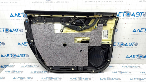 Door trim card front right Lexus RX350 RX450h 16-17 leather, black with gray insert, molding under the tree, for dry cleaning