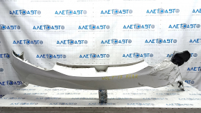 Rear bare upper bumper Chevrolet Volt 16 - white, no fragment on the right side, torn, scratches