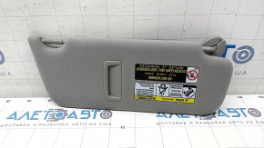 Left visor Lexus RX350 RX450h 16-19 gray, without hook, cracked mount