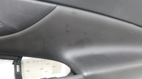 Door trim card front right Chevrolet Volt 16- black, with black insert leather, scratches, for cleaning