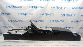 Console center armrest and cup holders Chevrolet Volt 16 - black, scratches, broken, needs cleaning
