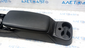 Console center armrest and cup holders Chevrolet Volt 16 - black, scratches, broken, needs cleaning