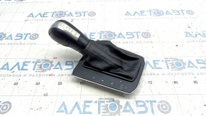 Gear knob VW Tiguan 18 - black leather, chrome is worn, mount is broken