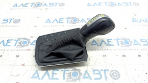 Gear knob VW Tiguan 18 - black leather, chrome is worn, mount is broken