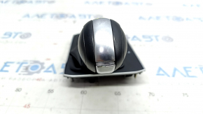 Gear knob VW Tiguan 18 - black leather, chrome is worn, mount is broken