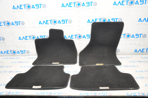 Set of floor mats for VW Golf 15 - black, cloth
