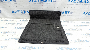 Left trunk mat VW Tiguan 18- under 3rd row, cloth, black, tears