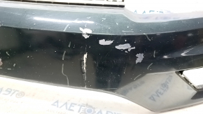 Front bumper bare VW Tiguan 18 - green, paint peeling, pressed