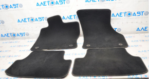 Set of floor mats for VW Golf 15 - black, cloth