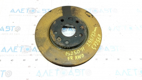 Front right brake disc Lexus IS250 06-13 AWD 296/32mm, rusty