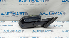 Side mirror right BMW 3 G20 19- 5 pins, turn signal, heated, BSM, Shadow-Line, black