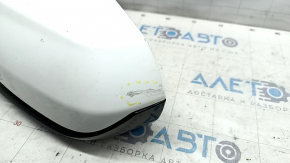 Side mirror left Chevrolet Volt 16- 3 pins, white, scratches, chips