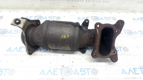 Exhaust manifold with catalytic converter Honda CRV 12-14 2.4 rusty, broken bolt