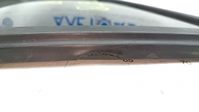 Rear right blind glass window VW Tiguan 18- matt, torn rubber band