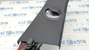 Center pillar trim upper belt right BMW 3 G20 19- black, scratches