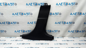 Center pillar trim lower right BMW 3 G20 19- black, scratches
