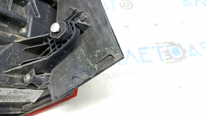 Light outer wing right VW Tiguan 18-usa, broken mount, scratches