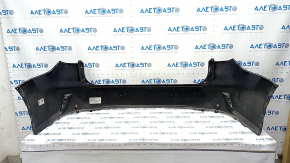 Bare rear bumper Lexus RX350 RX450h 16-19 for parking sensors, blue 8X5, dented, scratches