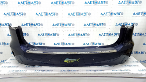 Bare rear bumper Lexus RX350 RX450h 16-19 for parking sensors, blue 8X5, dented, scratches