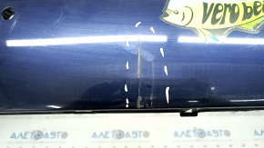 Bare rear bumper Lexus RX350 RX450h 16-19 for parking sensors, blue 8X5, dented, scratches