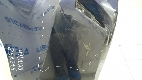 Bare rear bumper Lexus RX350 RX450h 16-19 for parking sensors, blue 8X5, dented, scratches