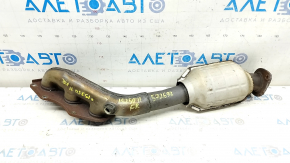 Right exhaust manifold with catalytic converter Lexus IS250 11-13 corrosion
