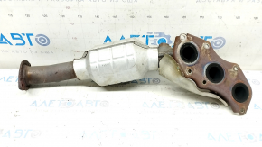 Left exhaust manifold with catalytic converter Lexus IS250 11-13 corrosion