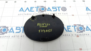 Radiator grill emblem Lexus RX450h 16-19 under radar, sand, broken guides