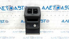 Center console trim with deflector VW Tiguan 18- black, scratches