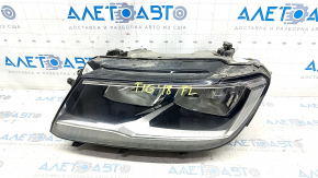 Headlight front left VW Tiguan 18- bare halogen, LED DRL, sand