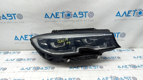 Headlight front right complete BMW 3 G20 19-22 LED adaptive, with mount, sand