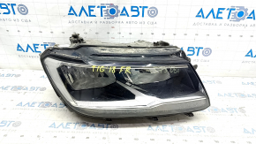 Headlight front right VW Tiguan 18- bare halogen, LED DRL, sand