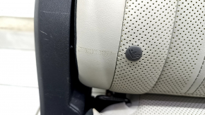 Rear row of seats 2 row Lexus RX350 RX450h 16-19 without AIRBAG, mechanical, gray leather, perforation, scratches, broken cup holder, dry cleaning, rusty guides