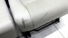 Rear row of seats 2 row Lexus RX350 RX450h 16-19 without AIRBAG, mechanical, gray leather, perforation, scratches, broken cup holder, dry cleaning, rusty guides