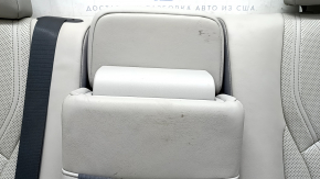 Rear row of seats 2 row Lexus RX350 RX450h 16-19 without AIRBAG, mechanical, gray leather, perforation, scratches, broken cup holder, dry cleaning, rusty guides