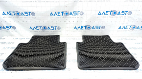 Set of floor mats for 7 seats VW Tiguan 18- rubber, black