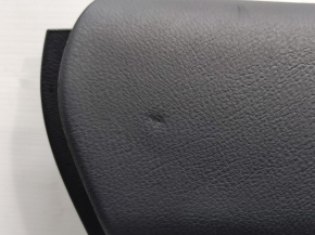 Door trim card rear left Lexus NX300 NX300h 18-20 black with beige insert, molding under carbon, scratches, bumps